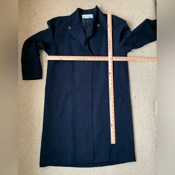 Vintage Claire Woolmark Overcoat Neiman Marcus sz Medium PW15 - Picture 7 of 11